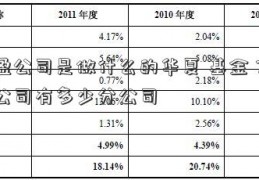 长盈公司是做什么的华夏 基金？长盈公司有多少分公司