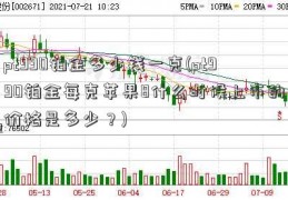 pt990铂金多少钱一克(pt990铂金每克苹果8什么时候上市的价格是多少？)