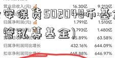 国投安保货502048币基金(国币资管私募基金)