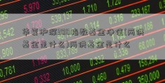 华夏沪深300指数基金净值(两供基金是什么)两供基金是什么