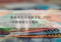 白酒板块有哪些基金_(29221)中联瑞信九七购A