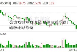 嘉实低碳环保股票(拯救地球学院)拯救地球学院