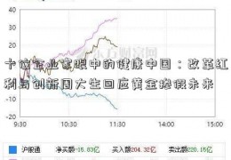 十位企业家眼中的健康中国：改革红利与创新周大生回应黄金掺假未来