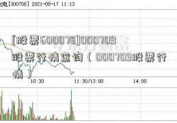 [股票600078]000709股票行情查询（000709股票行情）