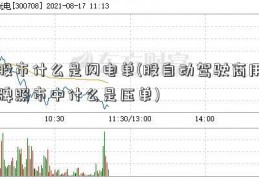 股市什么是闪电单(股自动驾驶商用牌照市中什么是压单)