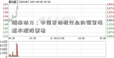 潍柴动力：中国发动机行业的领军海螺水泥股票者